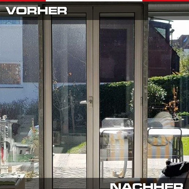 Fenster vorher und nachher